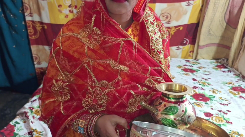Lalita Singh: Desi Village Bhabhi Karwa Chauth with Devar