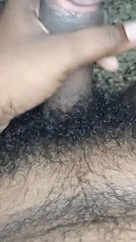妻のアソコを胸で舐めてセックスしている
