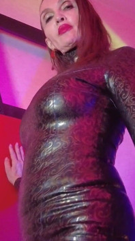Dominatrix Eva Lateksowa Femdom BDSM Mistress Fetish Sukienka Wysokie Obcasy Duże Pośladki MILF Gorąca Guma