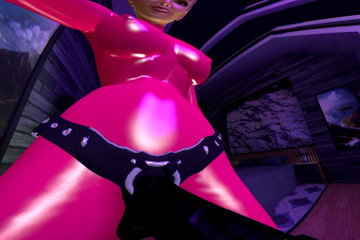 SwitchViewVR: Latexová bohyně tě vezme ve třech polohách ženská-pov