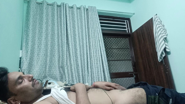 Rajasthani-old-lover: Indický desi muž sex a show sprchová bota a masterbation