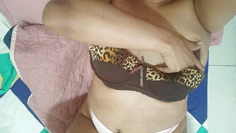 PATY PATY: Stepdaughter in Lingerie Getting Into Mischief with Her Tits and...