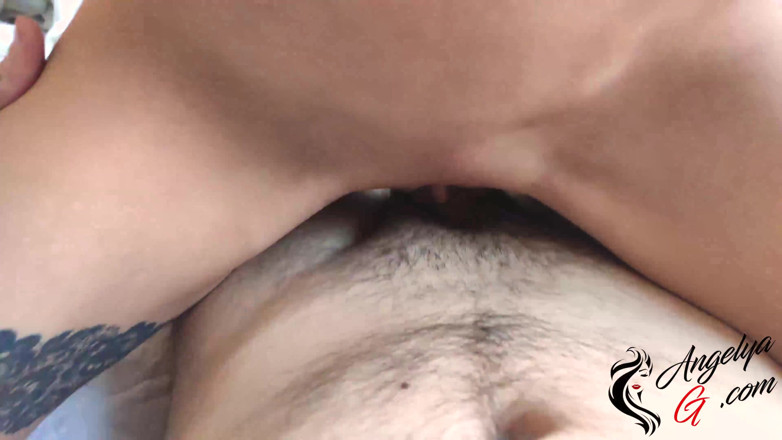 AnGelya G: Hot teen awakened guy blowjob and fucking on bed
