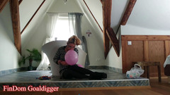 FinDom Goaldigger: Смоктання повітряних кульок в стилі знахідки, частина 1