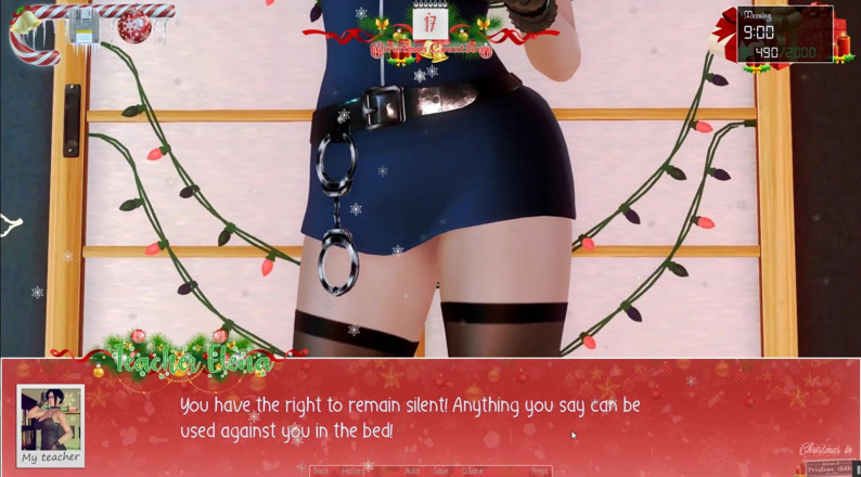Cumming Gaming: Krismas tanpa had [permainan lucah hentai xmas] peranan polis ep.6 femdom...