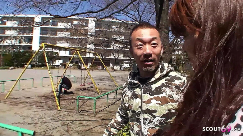 Asian porn collection: Skinny Asian mature with hairy pussy banged by stepdad at...