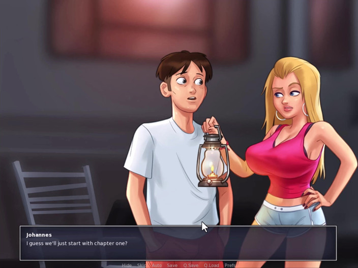 Johannes Gaming: SummerTime Saga - Ive пришлось заплатить Jenny, чтобы увидеть ее сиськи
