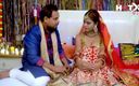 Indianxxx nude: Echte Indische Desi-bruid hard geneukt in poesje en kont op...