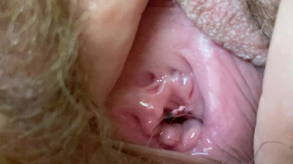 Cuteblonde666: Primo piano estremo grande clitoride vagina buco del culo bocca...