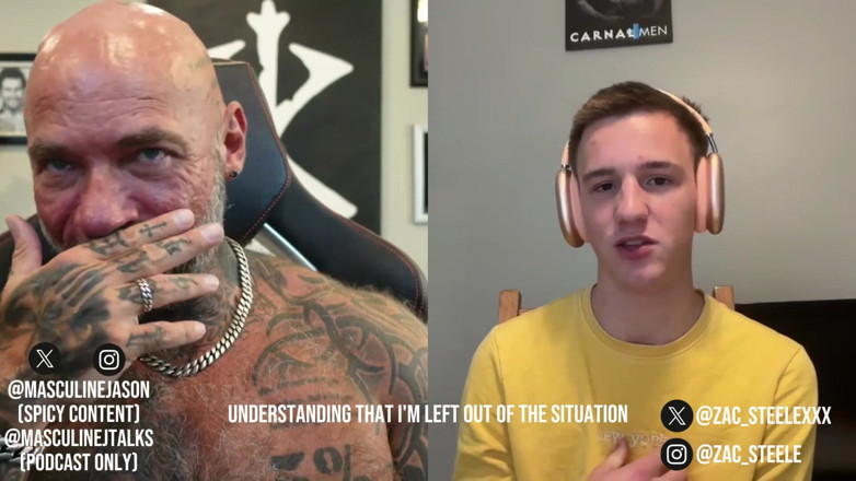 Raw and Uncensored with Masculine Jason: Porn Star Confessions - Zac Steele Episode 190