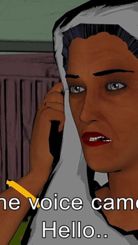 Cewek itu datang ke rumah ibu tirinya