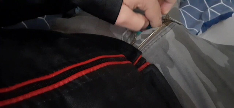 Rusty Sunnybrook: Biker Jerks off in Roommates Bed