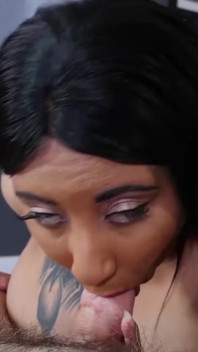 Danni Sucks and Gets Cum