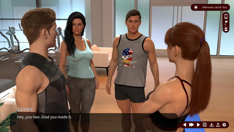 Dirty GamesXxX: Whispers of Desire: partners ruilen in de sportschool - aflevering 21