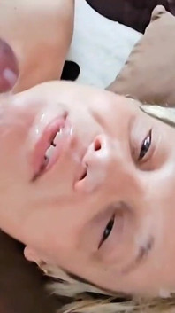 Mega Compilation of a Mature MILF That Receives 74 Facial Ejac. 45 Minutes or She Gets Plenty of Sperm on Her Face
