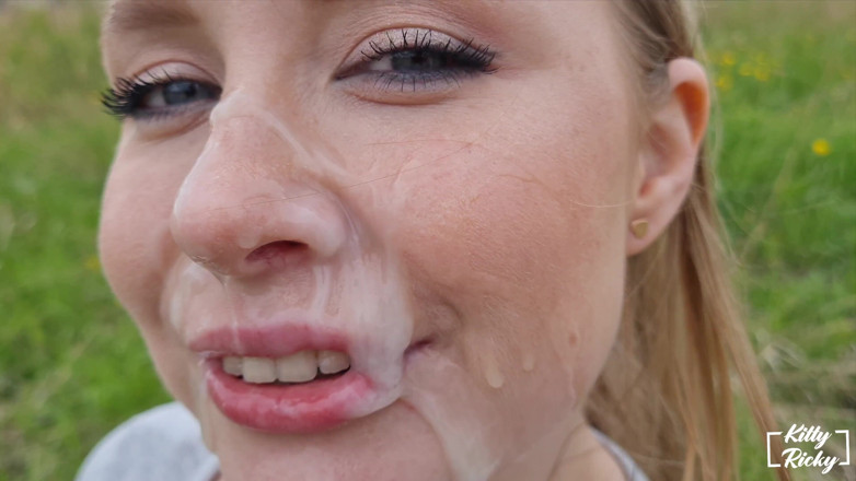 Kelsi69: Outdoor twarzy spust walk