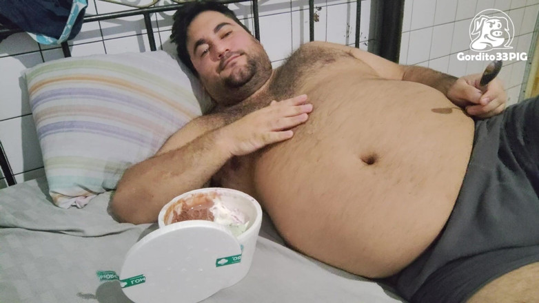 Gordito33PIG: Fett, Eiscreme und Sperma