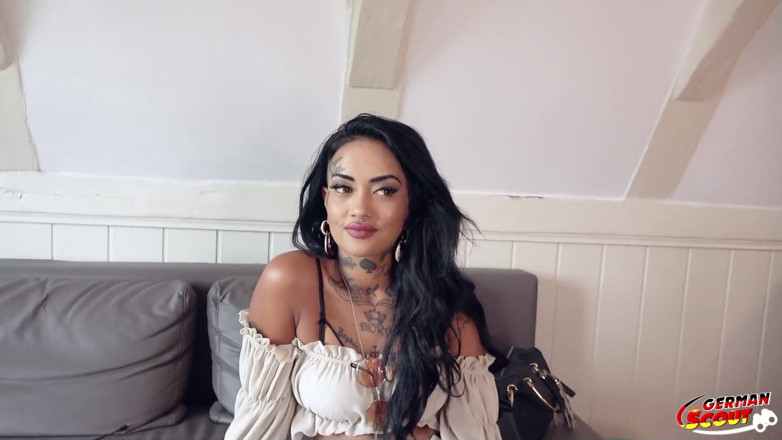 German Scout: German Scout - Inked Latina Bibi Diamond Pickup for Fuck