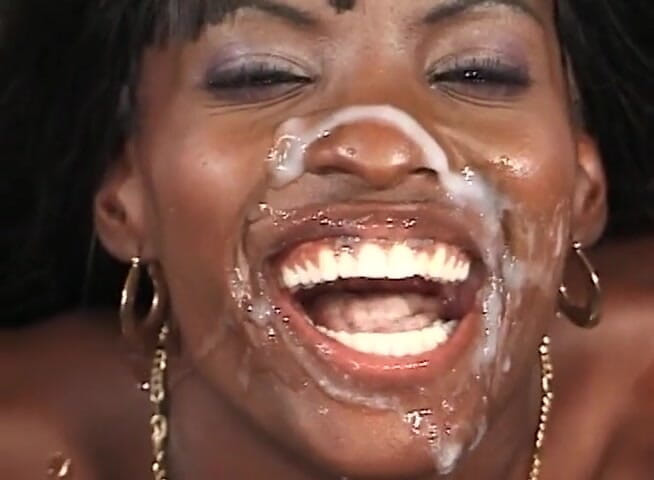DP Darlings: Young ebony babe fucked in both holes