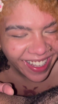 My Trans Girlfriend Gave Me a Blowjob and Made Me Cum Hard, I Returned the Favor by Sucking Her Dick