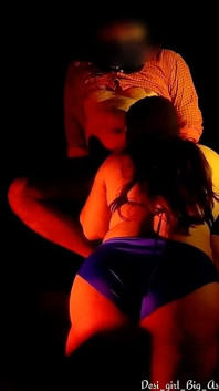 An Indian Couple Having Intense Sex in a Dark Room