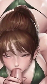 3D comic - Some sexy juicy girl with comic animation