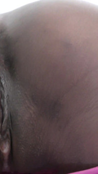 Ebony pussyfarts doggystyle och creampie