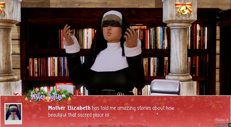 Cumming Gaming: Unlimited Christmas [Xmas hentai pornplay] Ep.14 the sexy old nun betrayed...