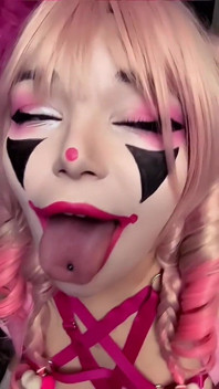 Zickige domina-clown, wichsanleitung