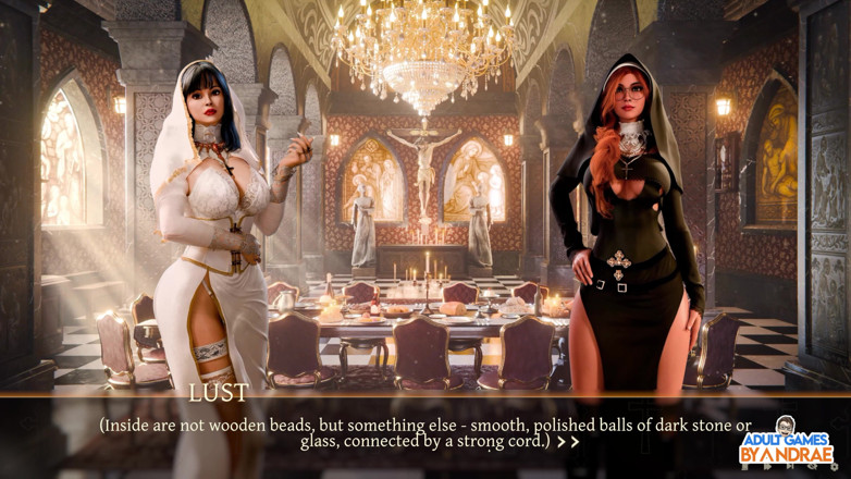 Adult Games by Andrae: Sisters in Sin Gameplay Parte 14 - Rebecca Tiene La Chiave Nella...