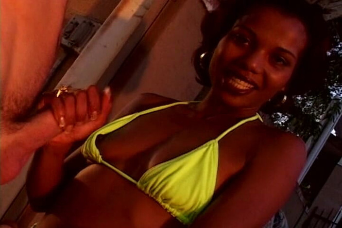 Princess Nikki's Controlled Handjobs & Blowjobs: Slim Ebony Babe Gets a Facial From Her Dreams