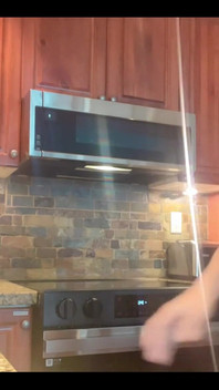 In the kitchen