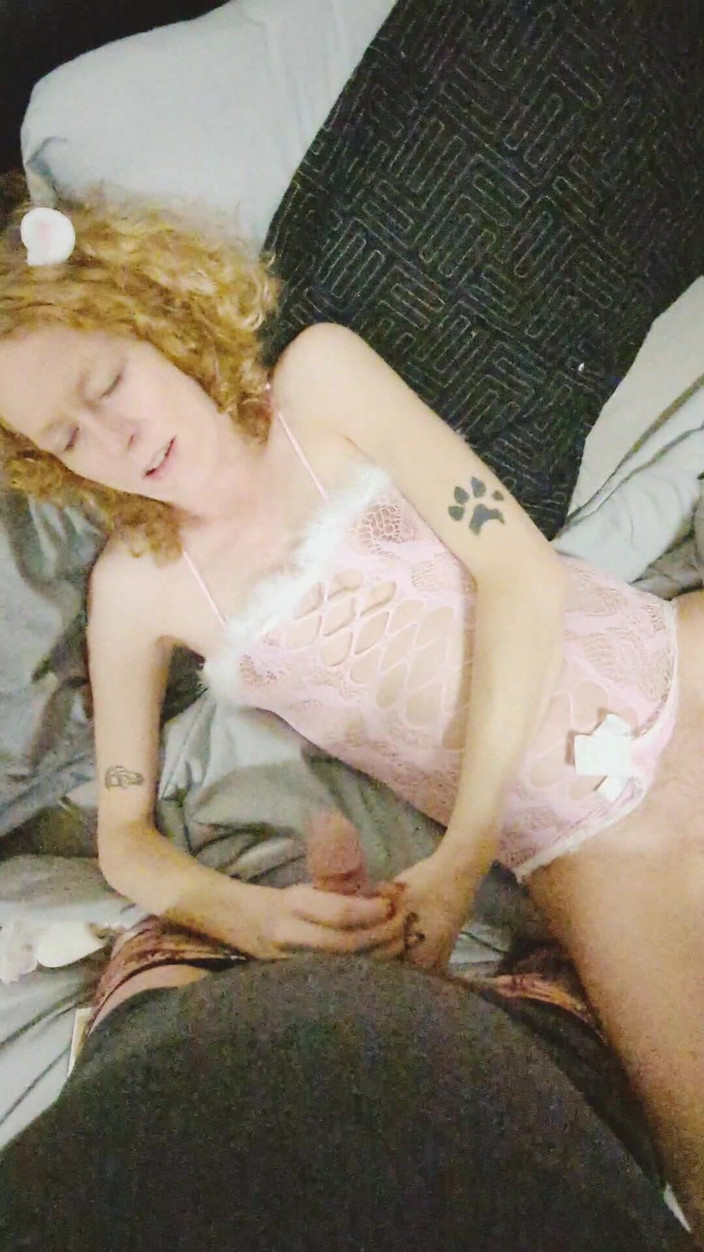 Richelle Rose: POV Těhotná Bunny Spodní Prádlo Ošukaná a Vystříkaná Do Kundičky