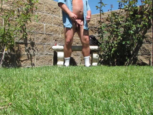 The porky pervert: Ao ar livre, masturbação 4