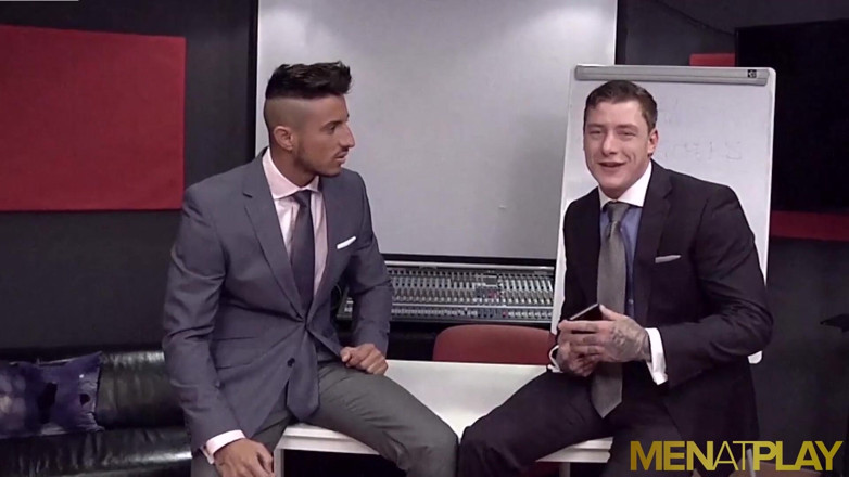 Menat Play: MENATPLAY Colleagues Geordie Jackson and Klein Kerr ass fuck