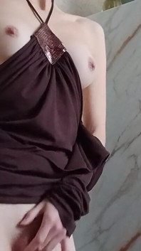 Horny Student Masturbates in the Morning Before Studying