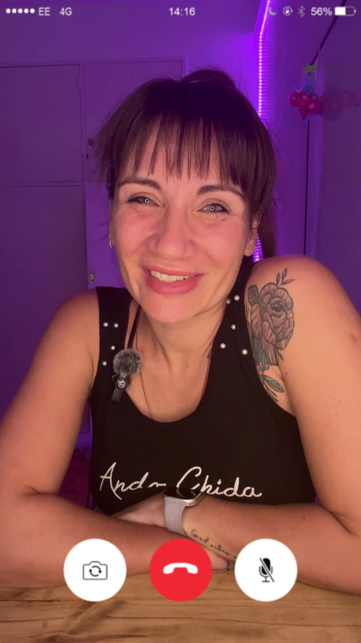 AngelQueen: Video Call with Your Stepsister Becomes JOI