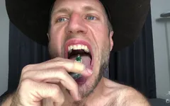 Giant Cowboy Cock Dom & Devour on Shrunken