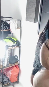 Chubby Girl with Big Ass Gets Fucked Hard and Her Vagina Filled with Milk