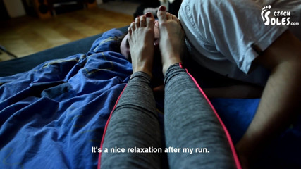 Czech Soles - foot fetish content: Ditangkap semasa menghidu stoking dan kakinya