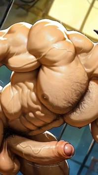 Homem lambendo o cu duro no pau