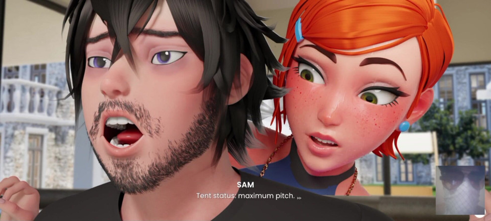 Dark Sam: Gwen din Benten este futută în timpul antrenamentului. Mi-a văzut pula...
