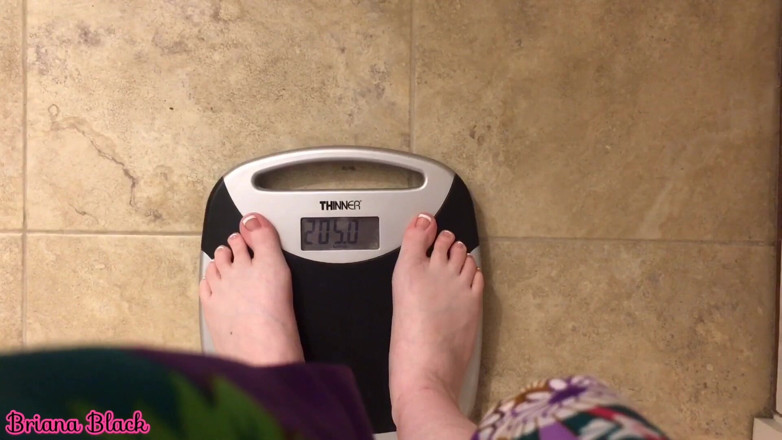 Briana Black: January '19 body measuring/weighing