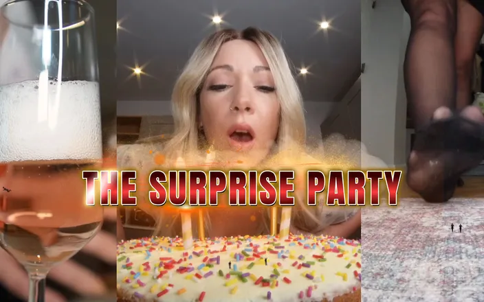 Sasha Curves: Festa a sorpresa della gigantessa