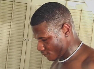 Bareback TV: Muscular black studs passionately fuck each other