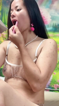Cute with Tie Fox Babe Sexy