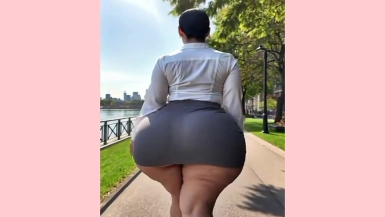 Xprohibidox1: Secretară cu curul mare în plimbare