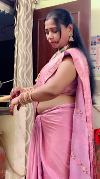 Desi Bhabhi Saree Look