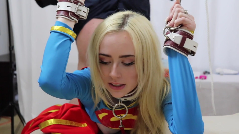 Azure Sky Films: Candy white Supergirl solo 1-2 - bondage a pecorina pompini deepthroat orale