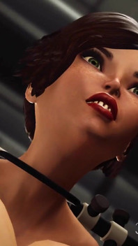Těsná sexy brunetka si užívá šukání s velkým černým ptákem
